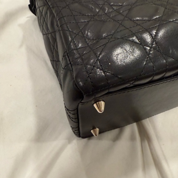 Dior medium Black Bow edition cannage Lady Dior bag - Picture 13 of 16